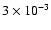 $3\times 10^{-3}$
