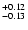 $_{\rm - 0.13}^{+0.12 }$