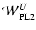 ${\cal W}^U_{\rm PL2}$