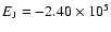 $E_{\rm J}=-2.40\times 10^5$