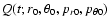 $Q(t;r_0,\theta_0,p_{r0},p_{\theta0})$