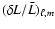 $(\delta L/\bar{L})_{\ell,m}$