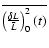 $\overline{ \left({{\delta L} \over \bar{L}} \right)_{0}^2 (t)}$