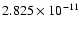 $2.825\times 10^{-11}$