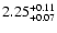 $\rm 2.25^{+0.11}_{+0.07}$