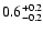 $\rm0.6^{+0.2}_{-0.2}$