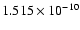 $1.515\times 10^{-10}$