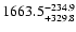 $\rm 1663.5^{-234.9}_{+329.8}$