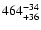 $\rm 464^{-34}_{+36}$