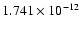 $1.741\times 10^{-12}$