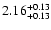 $\rm 2.16^{+0.13}_{+0.13}$