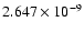 $2.647 \times 10^{-9}$