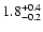 $\rm 1.8^{+0.4}_{-0.2}$