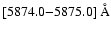 $[5874.0{-}5875.0]~\AA$
