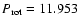 $P_{\rm rot} = 11.953$
