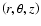 $\left( r, \theta, z \right)$