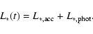 \begin{displaymath}
L_\ast(t) = L_{\ast,{\rm acc}} + L_{\ast,{\rm phot}} .
\end{displaymath}