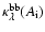 $\kappa^{\rm bb}_\lambda(A_{\rm i})$