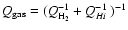 $Q_{\rm gas}=(Q_{\rm H_{2}}^{-1}+Q_{H {\sc i}\
}^{-1})^{-1}$