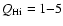 $Q_{\rm H {\sc i}}= 1{-}5$