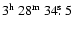 $3^{{\rm h}}~28^{{\rm m}}~34\hbox{$.\!\!^{\rm s}$ }5$