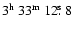 $3^{{\rm h}}~33^{{\rm m}}~12\hbox{$.\!\!^{\rm s}$ }8$