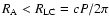 $R_{\rm A} < R_{\rm LC} = cP/2\pi$