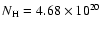 $N_{{\rm H}}=4.68\times10^{20}$
