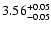 $3.56^{\rm +0.05}_{-0.05}$