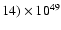 $14)\times10^{49}$