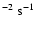 $^{-2}~{\rm s}^{-1}$