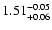 $1.51^{\rm -0.05}_{+0.06}$