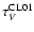 $\tau_{V}^{{\rm CL01}}$