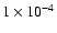 $1\times10^{-4}$