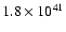 $1.8\times 10^{41}$