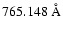 $765.148~{\rm\AA}$