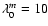 $\lambda_0^m = 10$