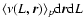 $\langle \nu(L,\vec{r}) \rangle_p {\rm d}\vec{r}{\rm d}L$