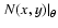 $\left.N(x,y)\right\vert_\theta$