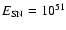 $E_{\rm SN}=10^{51}$