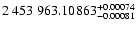 $2~453~963.10863^{\rm +0.00074}_{-0.00081}$