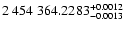 $2~454~364.2283^{\rm +0.0012}_{-0.0013}$