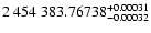 $2~454~383.76738^{\rm +0.00031}_{-0.00032}$