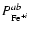 $P^{ab}_{{\rm Fe}^{+i}}$