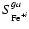 $S^{ga}_{{\rm Fe}^{+i}}$