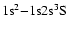 $\rm 1s^2{-}1s2s^{3}S$