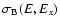 $\sigma_{{\rm B}}(E, E_{{x}})$