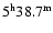 $\rm 5^h 38.7^m$