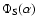$\Phi_{\rm S}(\alpha)$