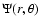 $\Psi(r,\theta)$